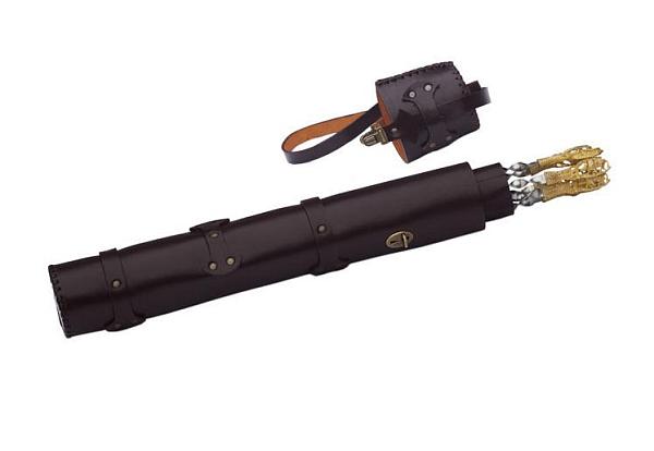 Подарочный набор тубус из натуральной кожи с шампурами 6шт. AKSO 351КК6 АКСО, Артикул: 351КК6 фото №1