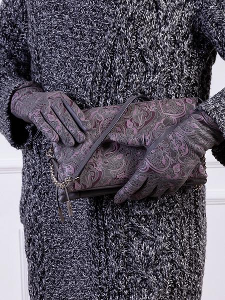 Перчатки женские ш+каш. IS00156 paisley grey Eleganzza, Артикул: IS00156-65_01-00034 фото №1