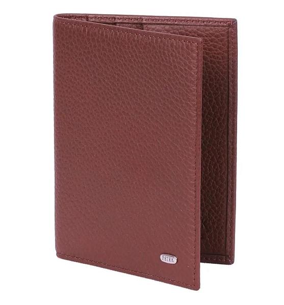 Обложка для паспорта мужская кожаная Petek 501K.X10.A02 Petek, Артикул: 501K.X10.A02 фото №1