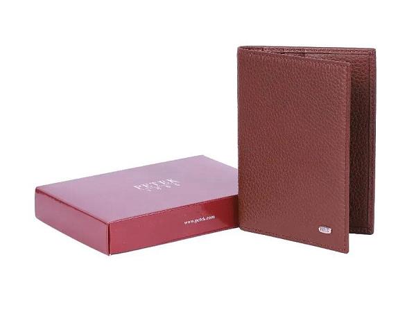 Обложка для паспорта мужская кожаная Petek 501K.X10.A02 Petek, Артикул: 501K.X10.A02 фото №1