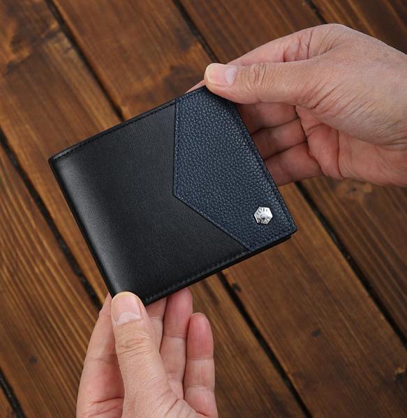 Портмоне мужское Petek из натуральной кожи 10042A.209-01+952-08 Petek, Артикул: 10042A.209-01+952-08 фото №1