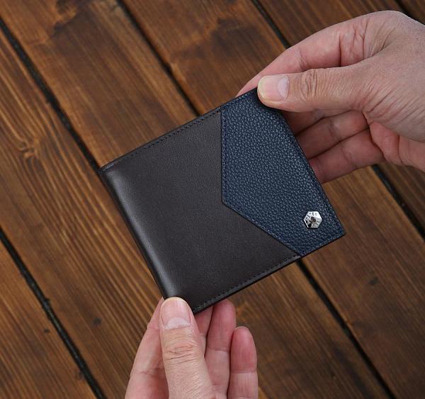 Портмоне мужское Petek из натуральной кожи 10042A.209-02+952-08 Petek, Артикул: 10042A.209-02+952-08 фото №1