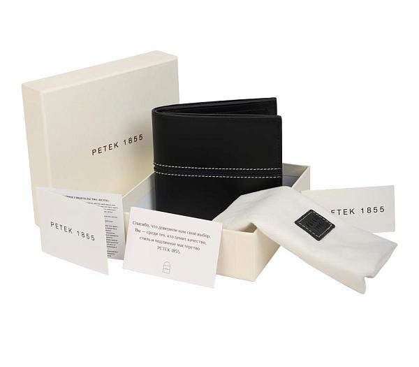 Портмоне мужское Petek из натуральной кожи 10042B.209-01+952-08 Petek, Артикул: 10042B.209-01+952-08 фото №1