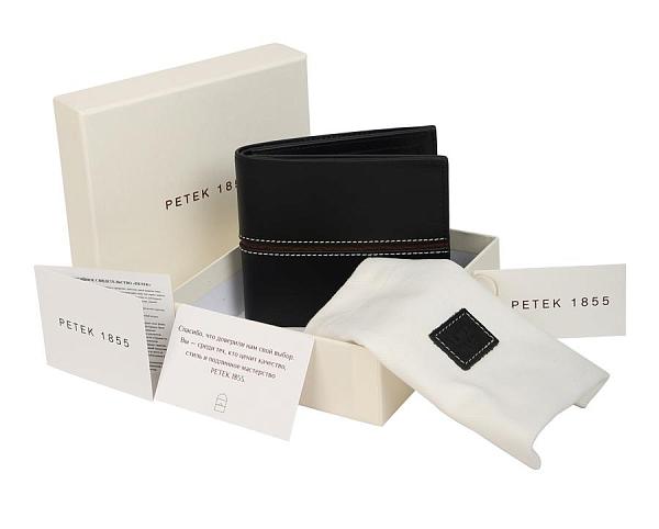 Портмоне мужское Petek из натуральной кожи 10042B.209-01+X10-A02 Petek, Артикул: 10042B.209-01+X10-A02 фото №1