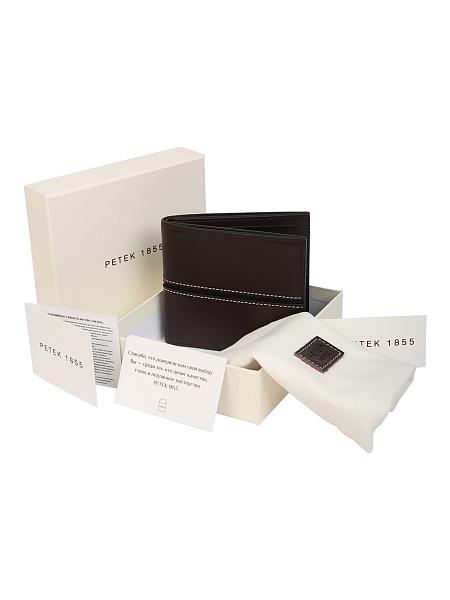 Портмоне мужское Petek из натуральной кожи 10042B.209-02+952-01 Petek, Артикул: 10042B.209-02+952-01 фото №1