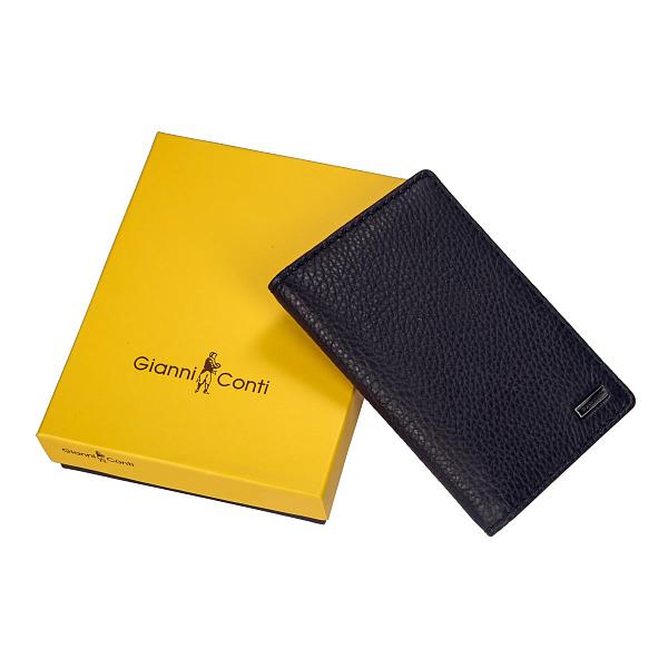 Обложка для автодокументов тёмно-синий Gianni Conti 9517463 blue Gianni Conti, Артикул: 9517463 blue фото №1
