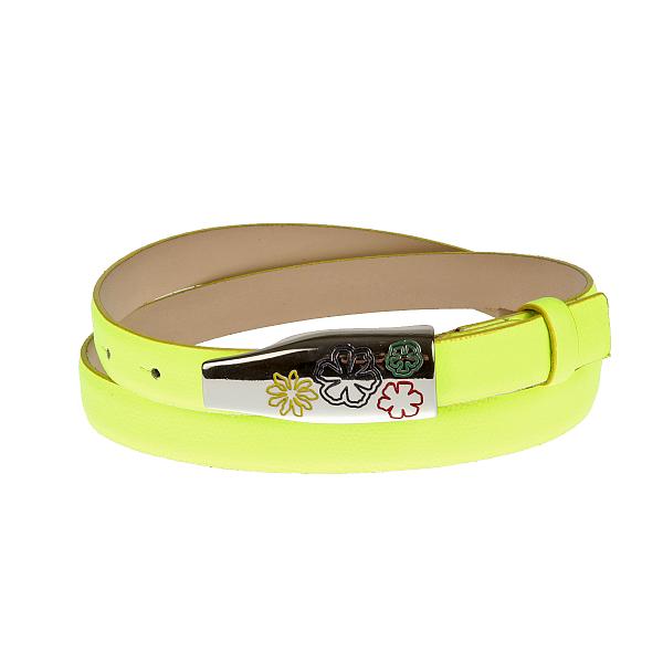 Ремень жёлтый Sergio Belotti 3047/20 fluo giallo Sergio Belotti, Артикул: 3047/20 fluo giallo фото №1