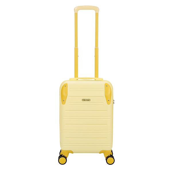 Чемодан TORBER В Отпуск, желтый, ABS-пластик, 36 х 22 х 55 см, 31 л, 2,4 кг T1225Y-S Torber, Артикул: T1225Y-S фото №1