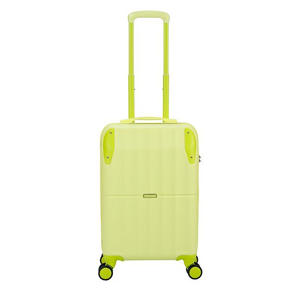 Чемодан TORBER В Отпуск, салатовый, ABS-пластик, 39,5 х 23 х 60 см, 42 л, 2,6 кг T1225G-S Torber, Артикул: T1225G-S фото №1