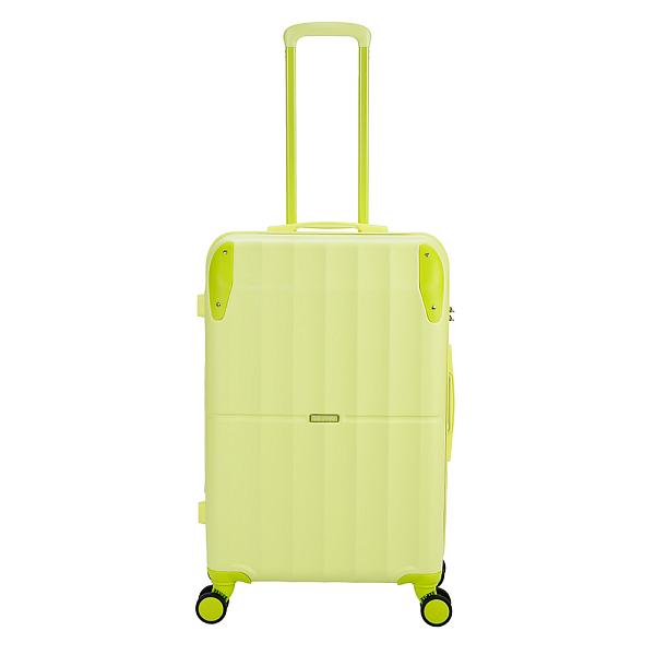 Чемодан TORBER В Отпуск, салатовый, ABS-пластик, 46 х 28,5 х 69 см, 71 л, 3,3 кг T1225G-M Torber, Артикул: T1225G-M фото №1