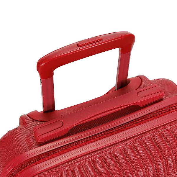 Чемодан TORBER В Отпуск, красный, ABS-пластик, 37 х 25 х 56,5 см, 36 л, 2,5 кг T1225R-S Torber, Артикул: T1225R-S фото №1