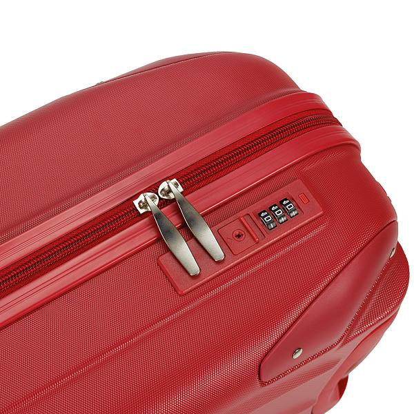 Чемодан TORBER В Отпуск, красный, ABS-пластик, 37 х 25 х 56,5 см, 36 л, 2,5 кг T1225R-S Torber, Артикул: T1225R-S фото №1