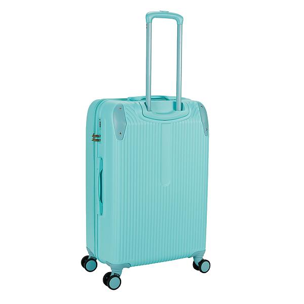 Чемодан TORBER В Отпуск, бирюзовый, ABS-пластик, 48 х 29,5 х 72 см, 80 л, 3,4 кг T1225T-M Torber, Артикул: T1225T-M фото №1