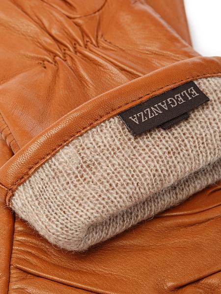 Перчатки женские ш+каш. IS08003 cognac Eleganzza, Артикул: IS08003-65_01-00015 фото №1