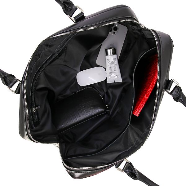 Дорожная кожаная сумка Versado 160 black Versado, Артикул: 160 black фото №1