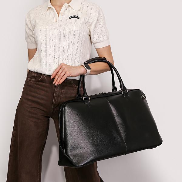 Дорожная кожаная сумка Versado 160 black Versado, Артикул: 160 black фото №1
