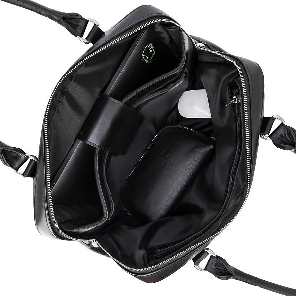 Дорожная кожаная сумка Versado 210 black Versado, Артикул: 210 black фото №1