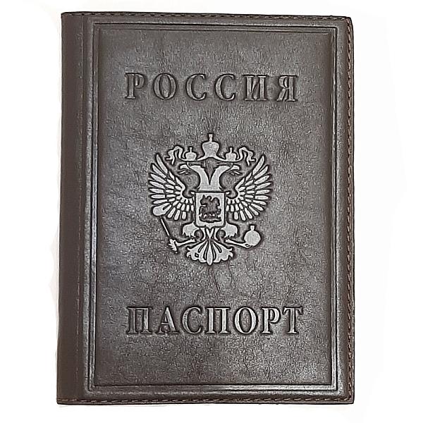 Обложка на паспорт «Герб РФ» Макей 009-07-03/1 Макей, Артикул: 009-07-03/1 фото №1