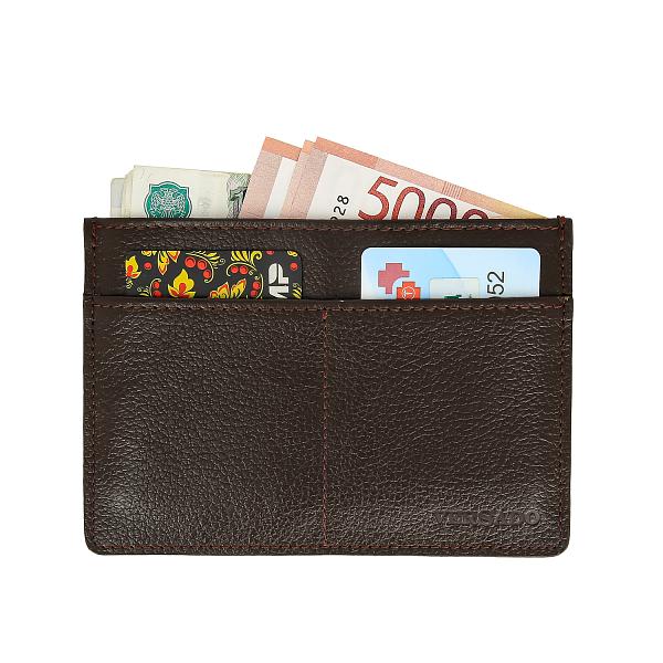 Мультипортмоне из натуральной кожи Versado 039 relief brown Versado, Артикул: 039 relief brown фото №1