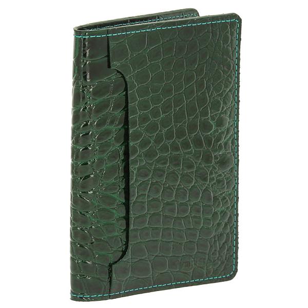 Обложка для автодокументов Versado 044-2 green croco Versado, Артикул: 044-2 green croco фото №1
