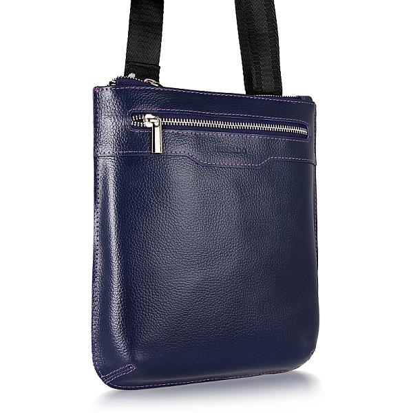 Мужская сумка из натуральной кожи VersadoVG113 relief navy Versado, Артикул: VG113 relief navy фото №1