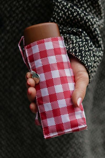 L501-4607 Red Gingham (Красная клетка) Зонт женский механика Fulton Fulton, Артикул: L501-4607 фото №1