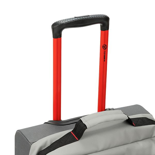 Сумка на колесах TORBER РИТМ, серый, полиэстер 900D с PU покрытием, 49 x 35,5 x 26 см, 35 л T1810S Torber, Артикул: T1810S фото №1
