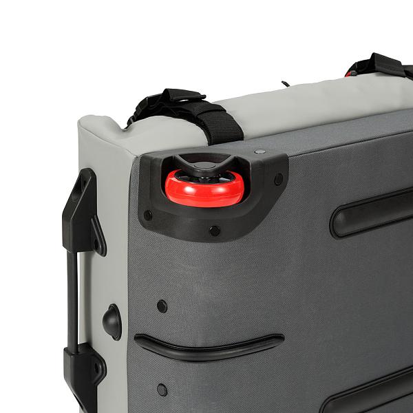 Сумка на колесах TORBER РИТМ, серый, полиэстер 900D с PU покрытием, 62 х 39,5 х 28,5 см, 56 л T1810M Torber, Артикул: T1810M фото №1