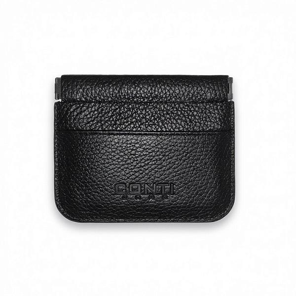 Картхолдер-монетница Conti UOMO черный Conti Uomo 15-62 black Conti Uomo, Артикул: 15-62 black фото №1