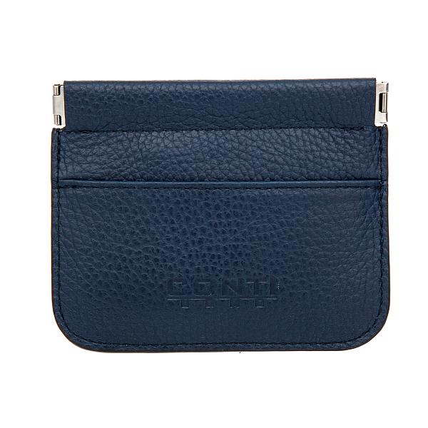 Картхолдер-монетница Conti UOMO тёмно-синий Conti Uomo 15-62 dark blue Conti Uomo, Артикул: 15-62 dark blue фото №1