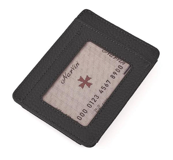 Кредитница картхолдер кожаная Narvin 9105-Polo Brown Vasheron, Артикул: 9105-Polo Brown фото №1