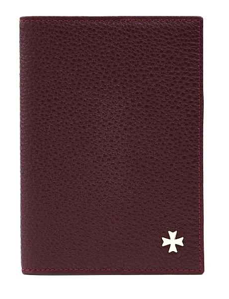 Обложка для паспорта Narvin 9159-Polo Cherry Vasheron, Артикул: 9159-Polo Cherry фото №1