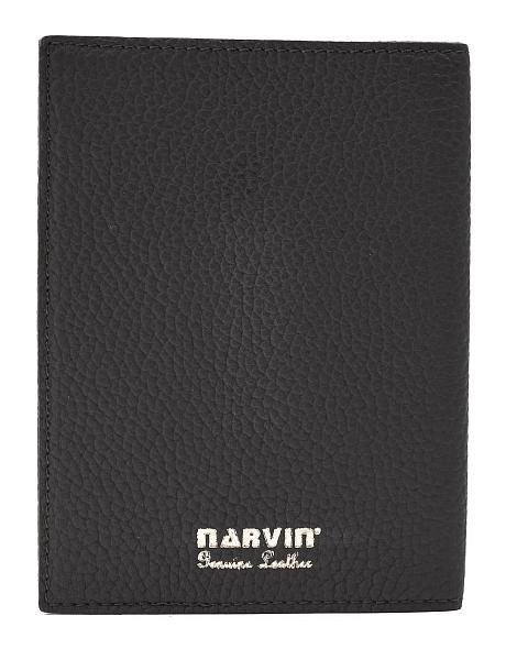 Обложка на паспорт из натуральной кожи NARVIN 9161-Polo Brown Vasheron, Артикул: 9161-Polo Brown фото №1