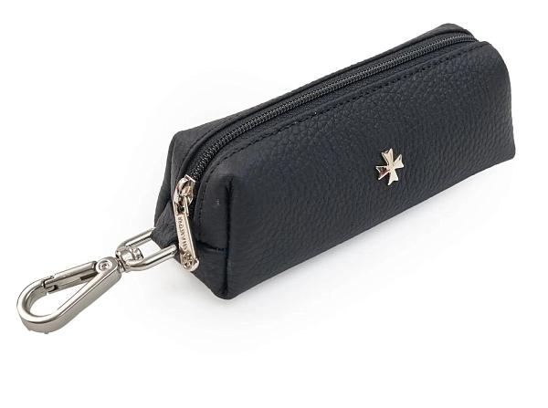 Ключница из натуральной кожи NARVIN 9273-Polo Black Vasheron, Артикул: 9273-Polo Black фото №1
