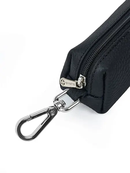 Ключница из натуральной кожи NARVIN 9273-Polo Black Vasheron, Артикул: 9273-Polo Black фото №1