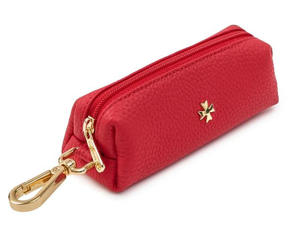 Ключница из натуральной кожи NARVIN 9273-Polo Red Vasheron, Артикул: 9273-Polo Red фото №1