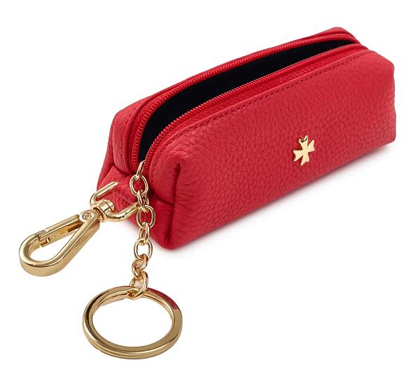 Ключница из натуральной кожи NARVIN 9273-Polo Red Vasheron, Артикул: 9273-Polo Red фото №1