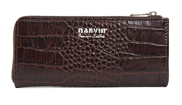 Ключница из натуральной кожи NARVIN 9280-Croco Brown Vasheron, Артикул: 9280-Croco Brown фото №1