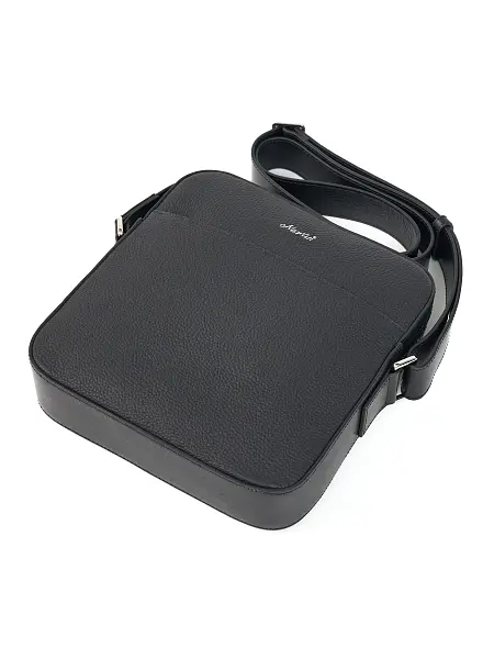 Сумка мужская из натуральной кожи NARVIN 9483-Polo Black Vasheron, Артикул: 9483-Polo Black фото №1