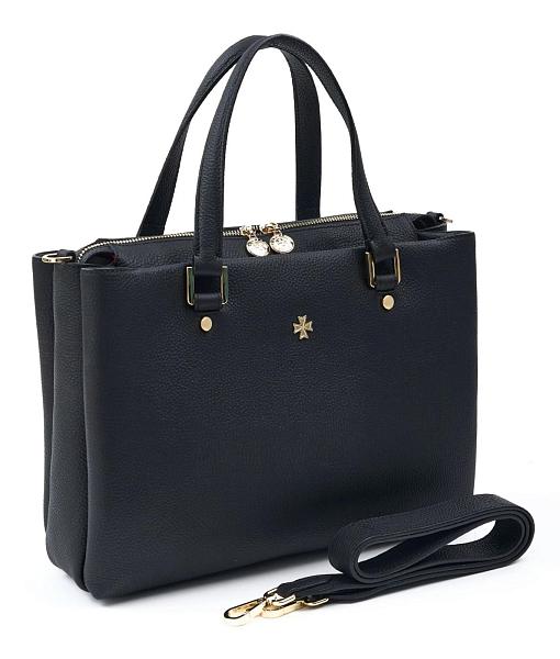 Женская сумка NARVIN из натуральной кожи 99801-Polo Black Vasheron, Артикул: 9801-Polo Black фото №1