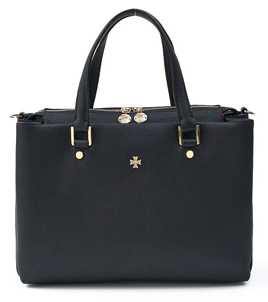 Сумка женская из натуральной кожи NARVIN 9804-Polo Black Vasheron, Артикул: 9804-Polo Black фото №1