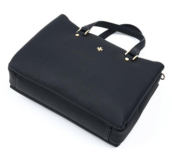 Сумка женская из натуральной кожи NARVIN 9804-Polo Black Vasheron, Артикул: 9804-Polo Black фото №1