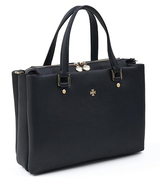 Сумка женская из натуральной кожи NARVIN 9804-Polo Black Vasheron, Артикул: 9804-Polo Black фото №1