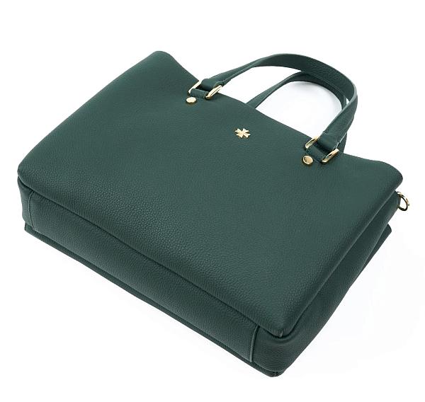 Сумка женская из натуральной кожи NARVIN 9804-Polo Green Vasheron, Артикул: 9804-Polo Green фото №1