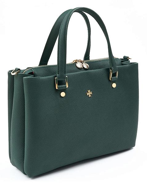 Сумка женская из натуральной кожи NARVIN 9804-Polo Green Vasheron, Артикул: 9804-Polo Green фото №1