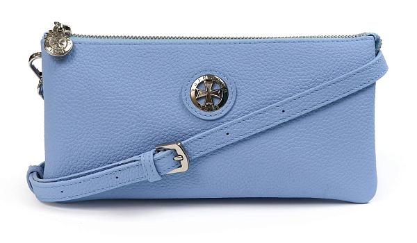 Сумка клатч NARVIN из натуральной кожи 9951-Polo Baby Blue Vasheron, Артикул: 9951-Polo Baby Blue фото №1