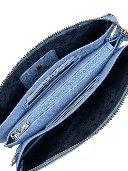 Сумка клатч NARVIN из натуральной кожи 9951-Polo Baby Blue Vasheron, Артикул: 9951-Polo Baby Blue фото №1
