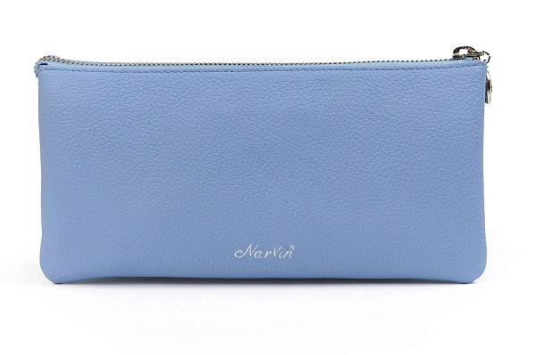 Сумка клатч NARVIN из натуральной кожи 9951-Polo Baby Blue Vasheron, Артикул: 9951-Polo Baby Blue фото №1