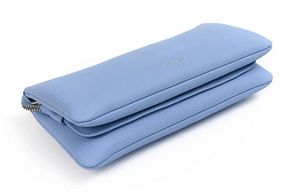 Сумка клатч NARVIN из натуральной кожи 9951-Polo Baby Blue Vasheron, Артикул: 9951-Polo Baby Blue фото №1