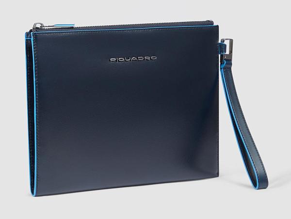 Клатч мужской из натуральной кожи Piquadro AC6509B2/BLU2 Piquadro, Артикул: AC6509B2/BLU2 фото №1